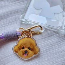 將圖片載入圖庫檢視器 【現有圖案訂製】吊飾電話繩