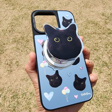 將圖片載入圖庫檢視器 客製化禮物毛孩似顏繪鏡面手機殼(MagSafe)連支架