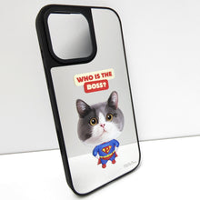 將圖片載入圖庫檢視器 客製化禮物毛孩似顏繪鏡面手機殼(MagSafe)