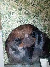 將圖片載入圖庫檢視器 客製化雀仔插畫珊瑚絨被