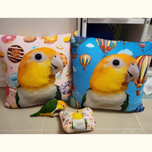 將圖片載入圖庫檢視器 客製雀仔似顏繪cushion