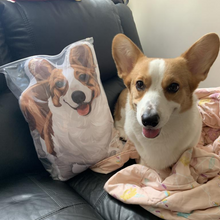 將圖片載入圖庫檢視器 客製化哥基狗插畫3D立體Cushion