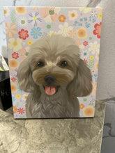 將圖片載入圖庫檢視器 客製Poodle狗插畫禮物