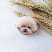 將圖片載入圖庫檢視器 客製化毛孩似顏繪夾子