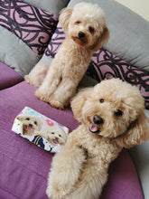 將圖片載入圖庫檢視器 客製化禮物毛孩似顏繪化妝袋