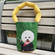 將圖片載入圖庫檢視器 客製化禮物寵物似顏繪泡泡水桶袋