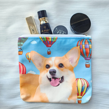 將圖片載入圖庫檢視器 客製化禮物毛孩似顏繪化妝袋