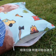 將圖片載入圖庫檢視器 方形咕臣枕套可除出