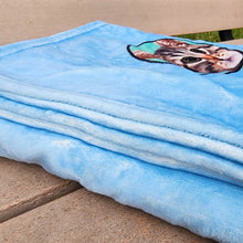 將圖片載入圖庫檢視器 客製寵物似顏繪IG主題珊瑚絨被