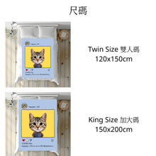 將圖片載入圖庫檢視器 客製寵物似顏繪IG主題珊瑚絨被