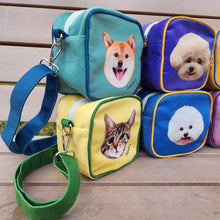 將圖片載入圖庫檢視器 客製化禮物毛孩似顏繪鈄孭Totebag