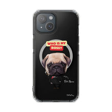 將圖片載入圖庫檢視器 客製化禮物毛孩似顏繪透明手機殼(MagSafe)