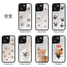 將圖片載入圖庫檢視器 客製化禮物毛孩似顏繪鏡面手機殼(MagSafe) 背景