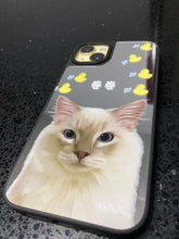 將圖片載入圖庫檢視器 客製化禮物毛孩似顏繪鏡面手機殼(MagSafe)
