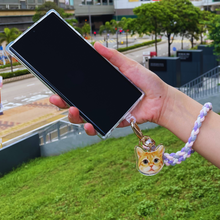 將圖片載入圖庫檢視器 客製化寵物似顏繪電話手繩