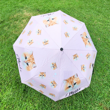 將圖片載入圖庫檢視器 客製化禮物毛孩似顏繪防曬傘