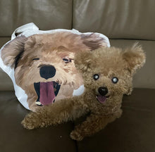 將圖片載入圖庫檢視器 客製化貴婦狗似顏繪大頭帆布袋