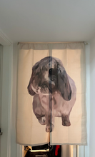 將圖片載入圖庫檢視器 客製化禮物兔仔似眼繪門簾