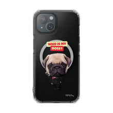 將圖片載入圖庫檢視器 【現有圖案訂製】My Boss | MagSafe透明軟手機殼