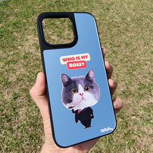 將圖片載入圖庫檢視器 客製化禮物毛孩似顏繪鏡面手機殼(MagSafe)