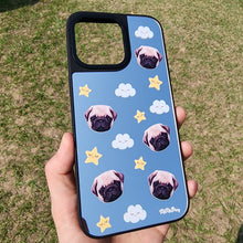 將圖片載入圖庫檢視器 客製化禮物毛孩似顏繪鏡面手機殼(MagSafe)