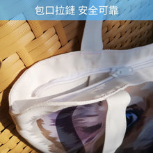 將圖片載入圖庫檢視器 客製化毛孩大頭Totebag拉鏈