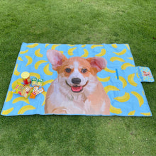 將圖片載入圖庫檢視器 客製化禮物毛孩似顏繪野餐墊