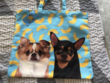 將圖片載入圖庫檢視器 客製狗狗似顏繪單肩Totebag
